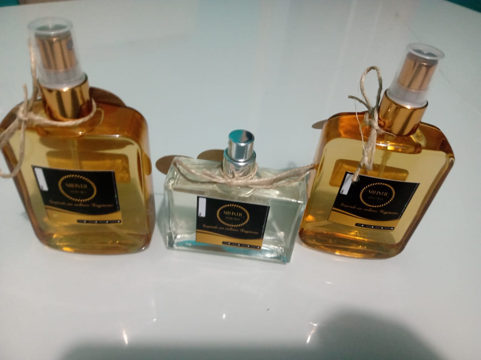 3 frascos de perfume
